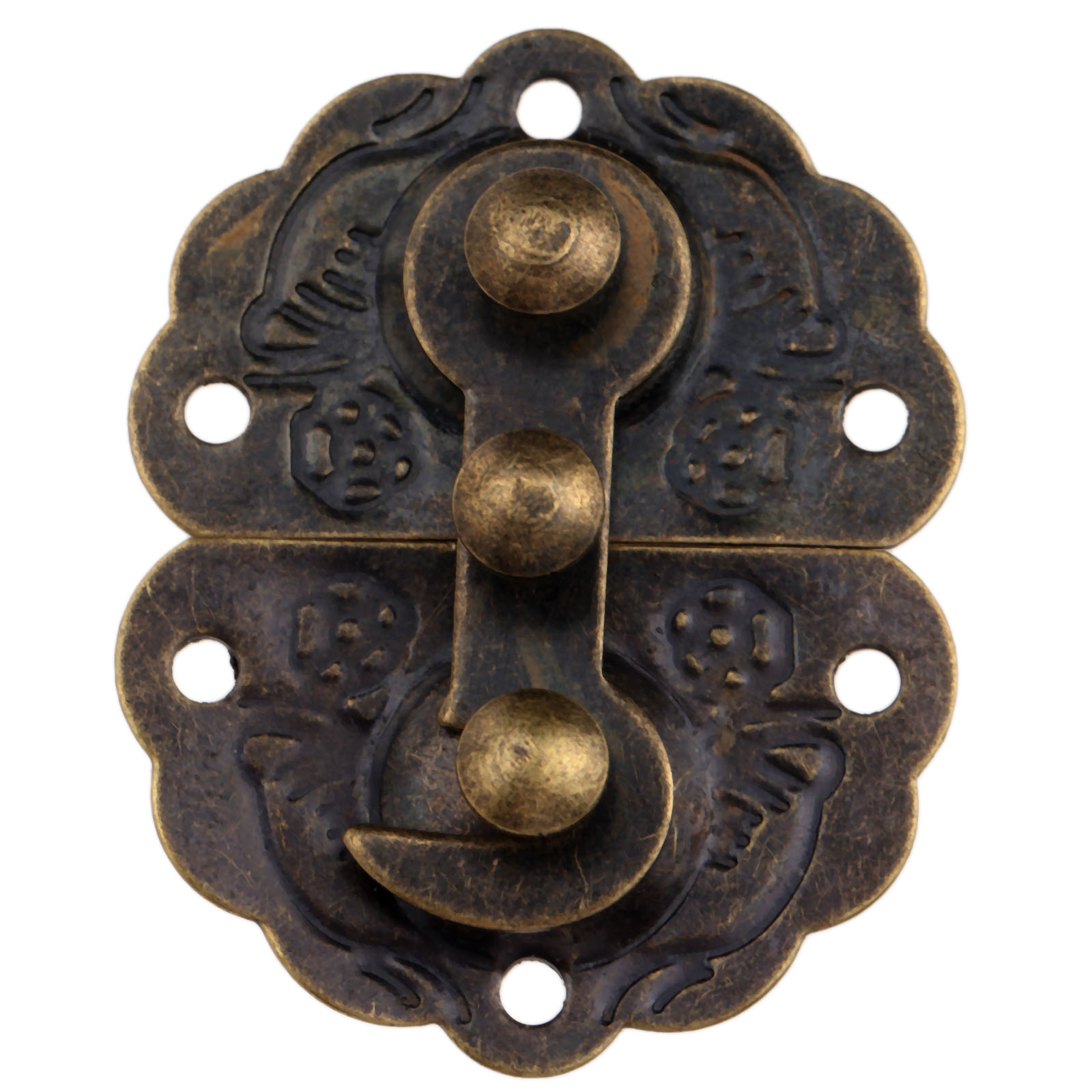Furniture Hardware Latch - 1pc Antique Bronze Box Latch Hasp