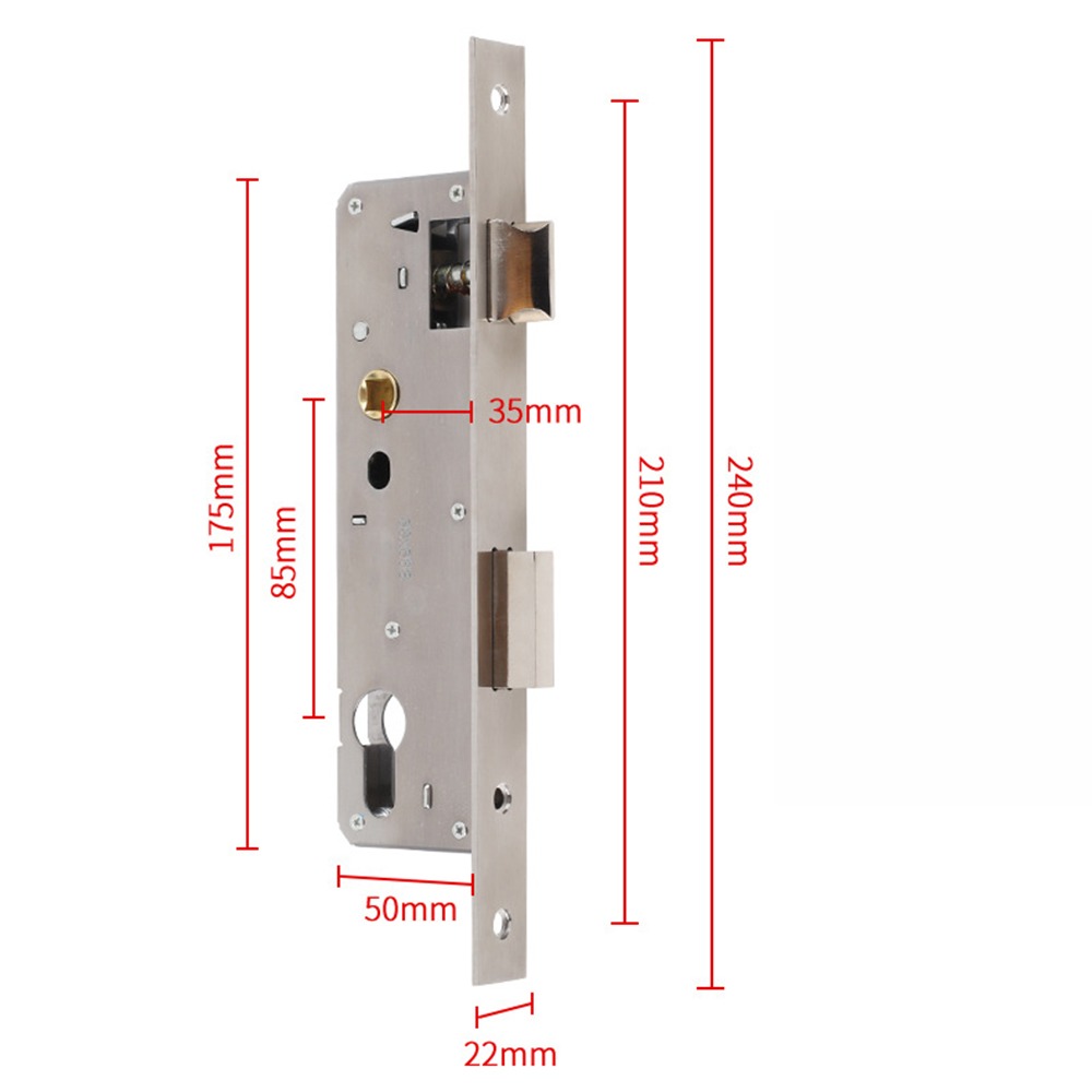 Furniture Hardware Fittings - 8520/8525/8530/8535 Aluminum Door Lock Universal Single