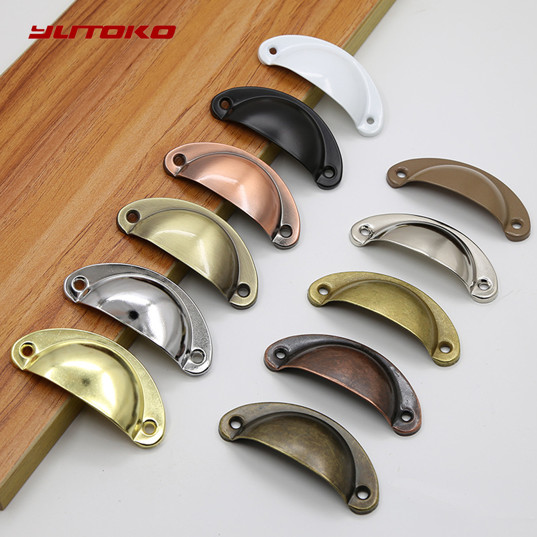 Vintage Furniture Hardware Pulls - 1/6/12Pcs Drawer Cabinet Handles Shell Pull