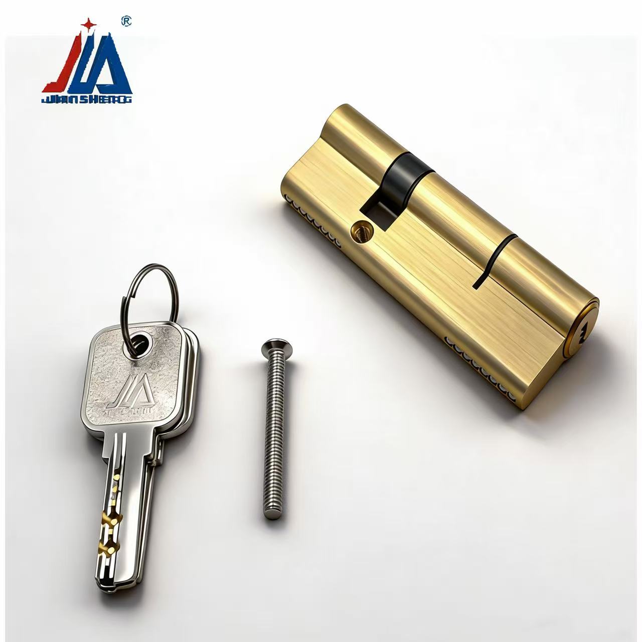 Furniture Hardware Fittings - Solid Brass Door Lock Cylinder Anti-Pick