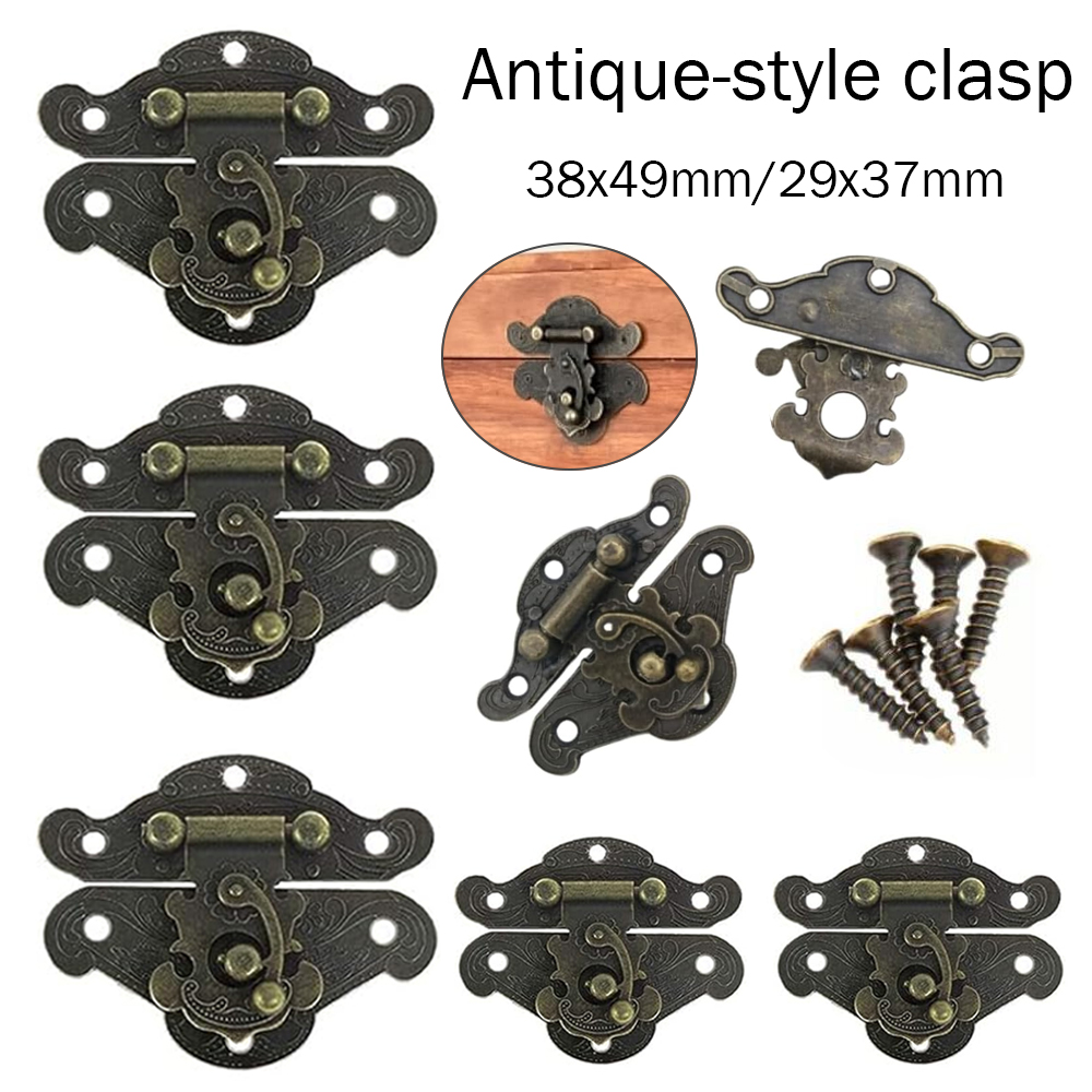 Furniture Hardware Latch - 5-20pcs Vintage Metal Hasp Latch Clasp