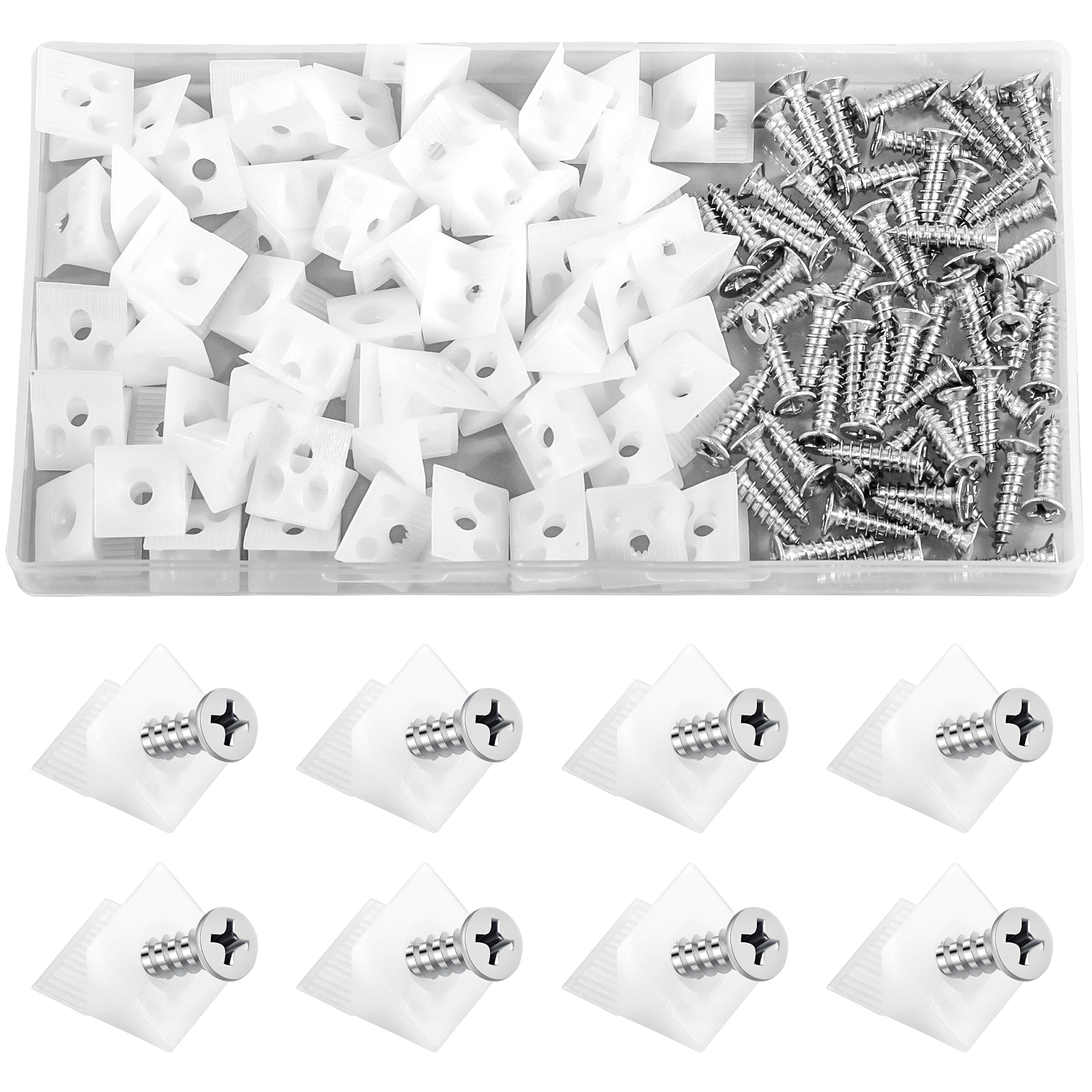 Furniture Hardware Fixing Screws - 60set Repair Fixing Drawer Chest Bottom