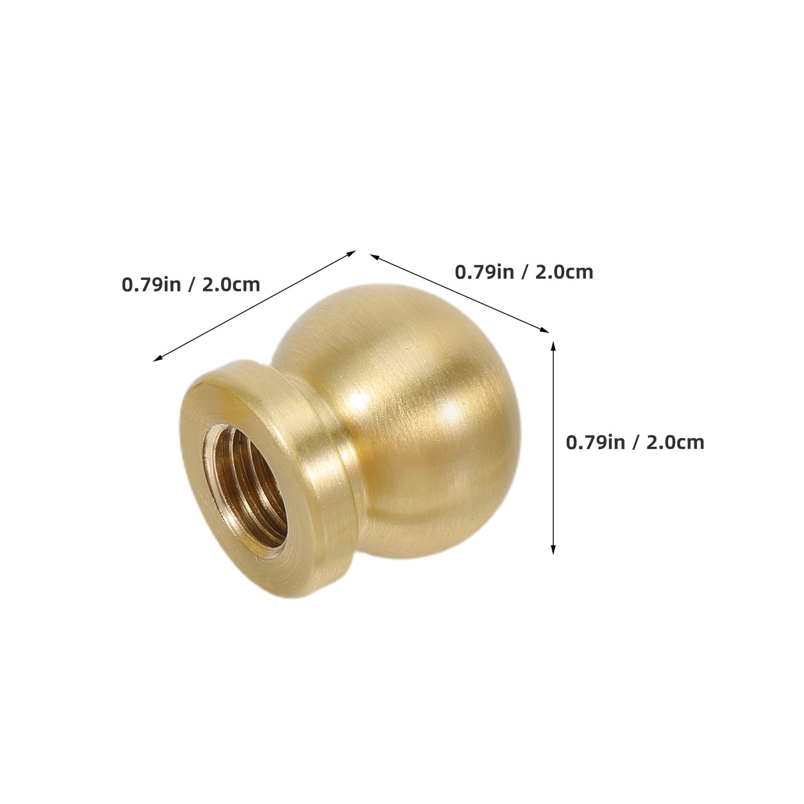 4pcs Brass Wooden Box Feet Bal - Furniture Hardware Replacement incelemesi ve fiyatı