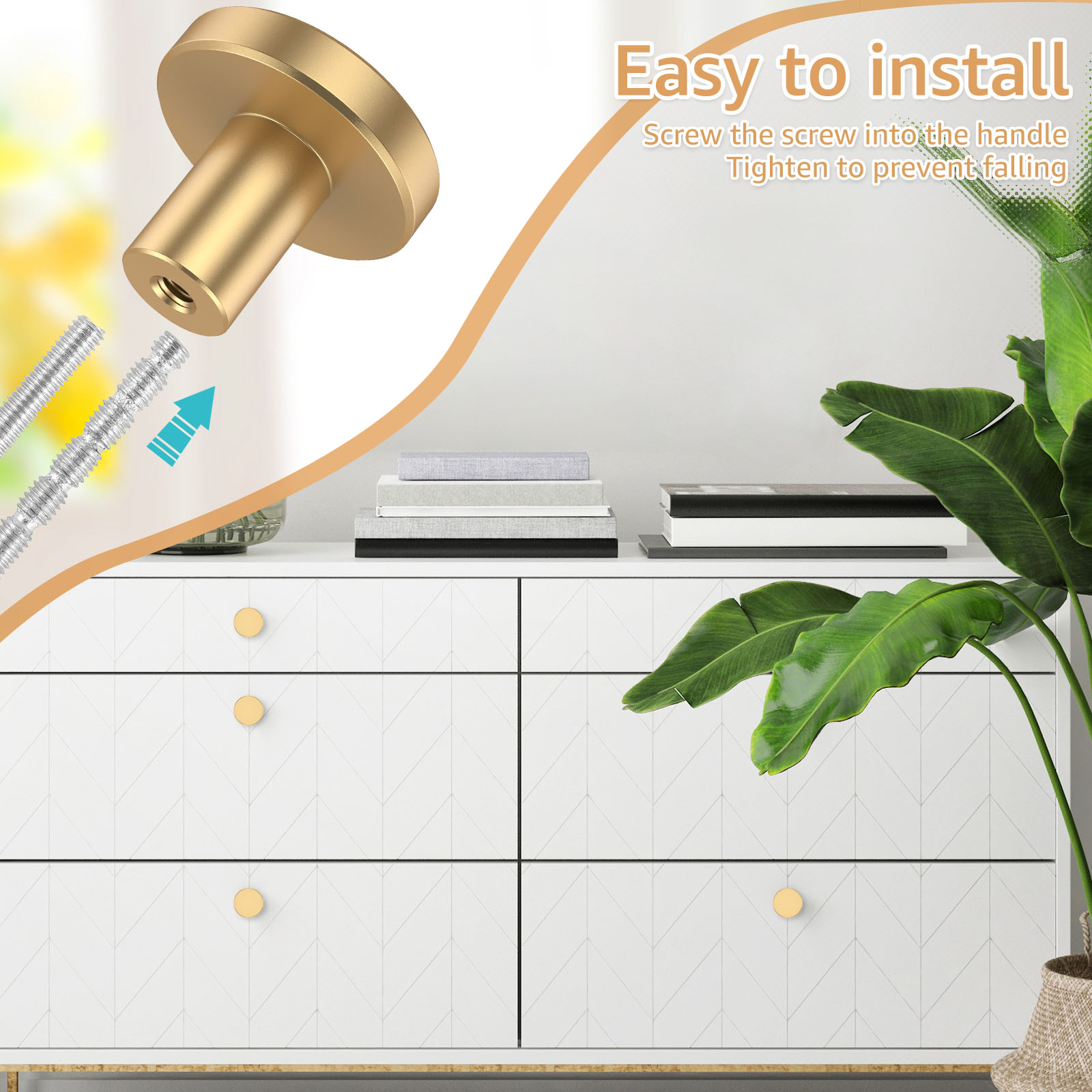 12Pcs Drawer Knob Set Gold Cab - Drawer Pull Gold incelemesi ve fiyatı