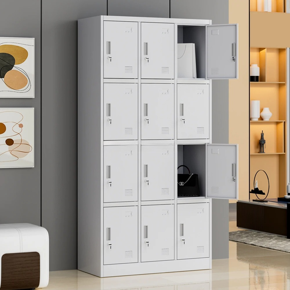 12-Door Flat Pack Steel Locker - Cabinet Lock Key incelemesi ve fiyatı
