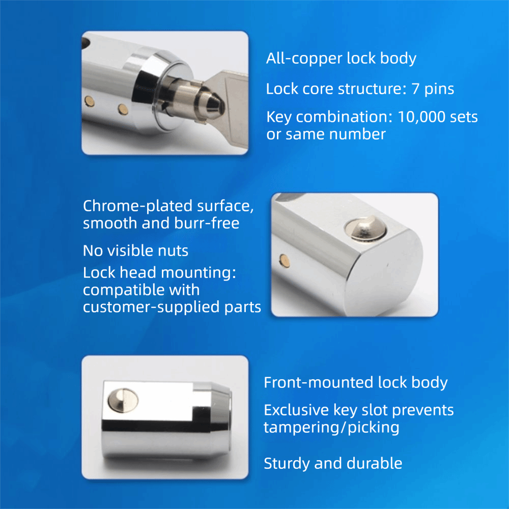 Equipment Zinc Alloy Tubular K - Cabinet Lock Key incelemesi ve fiyatı