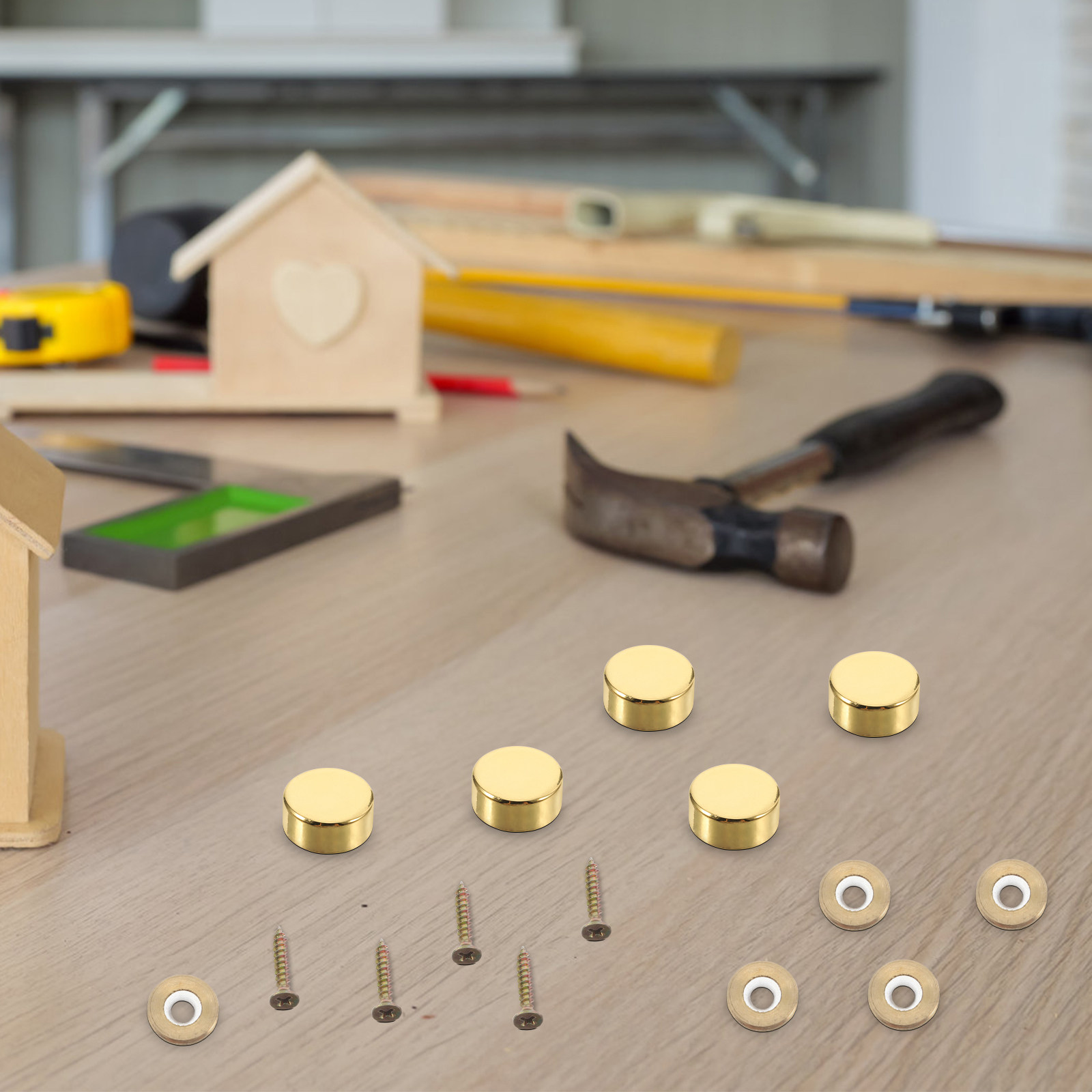 12 Sets Decorative Screw Cover - Furniture Hardware Fixing Screws incelemesi ve fiyatı