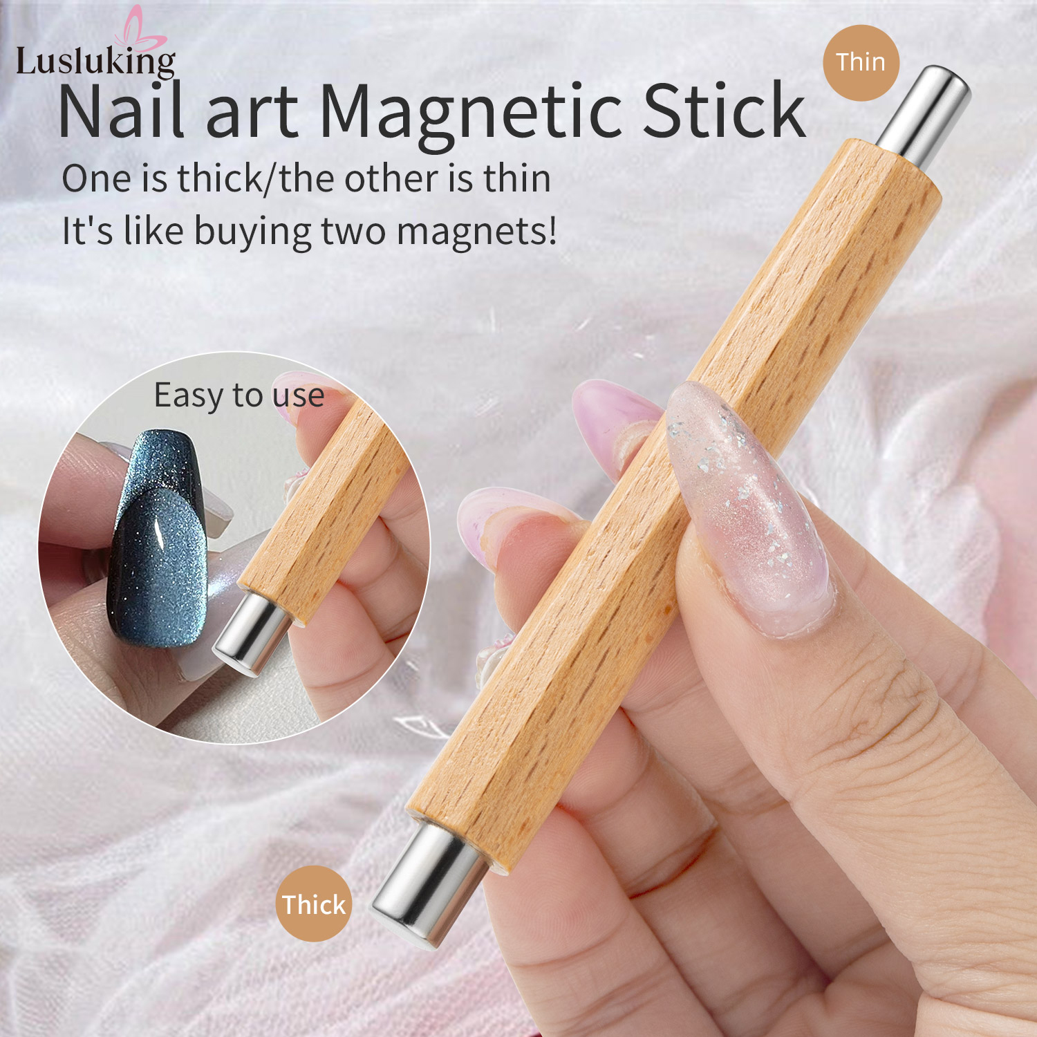 1pc Nail Art Nail Magnetic Sti - Furniture Hardware Nails incelemesi ve fiyatı