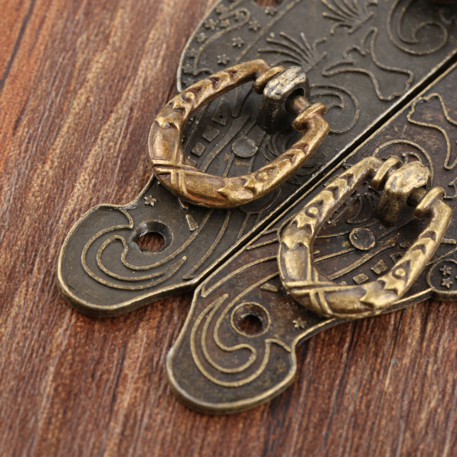 1PC Antique Box Latch Hasp Vin - Furniture Hardware Latch incelemesi ve fiyatı