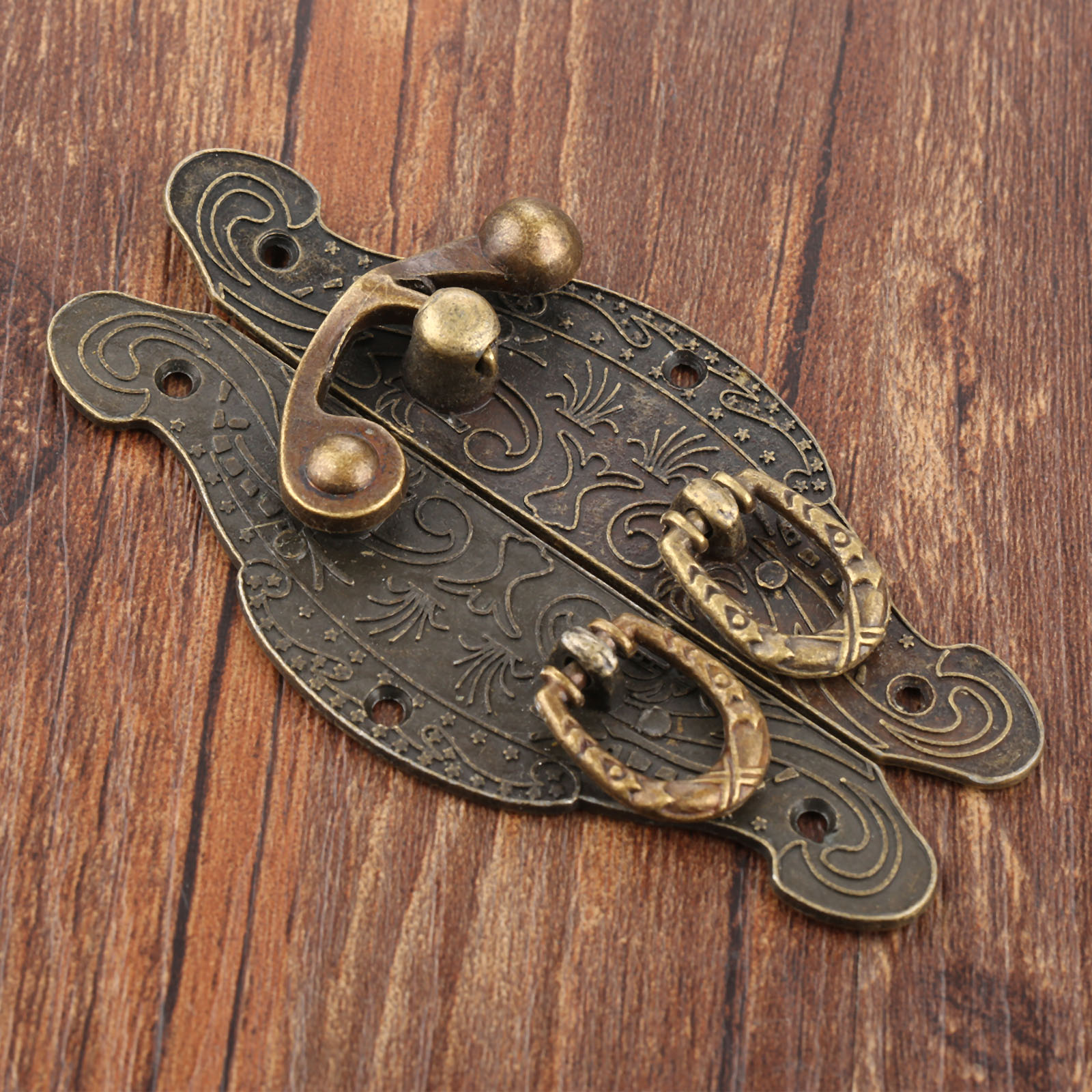 1PC Antique Box Latch Hasp Vin - Furniture Hardware Latch incelemesi ve fiyatı