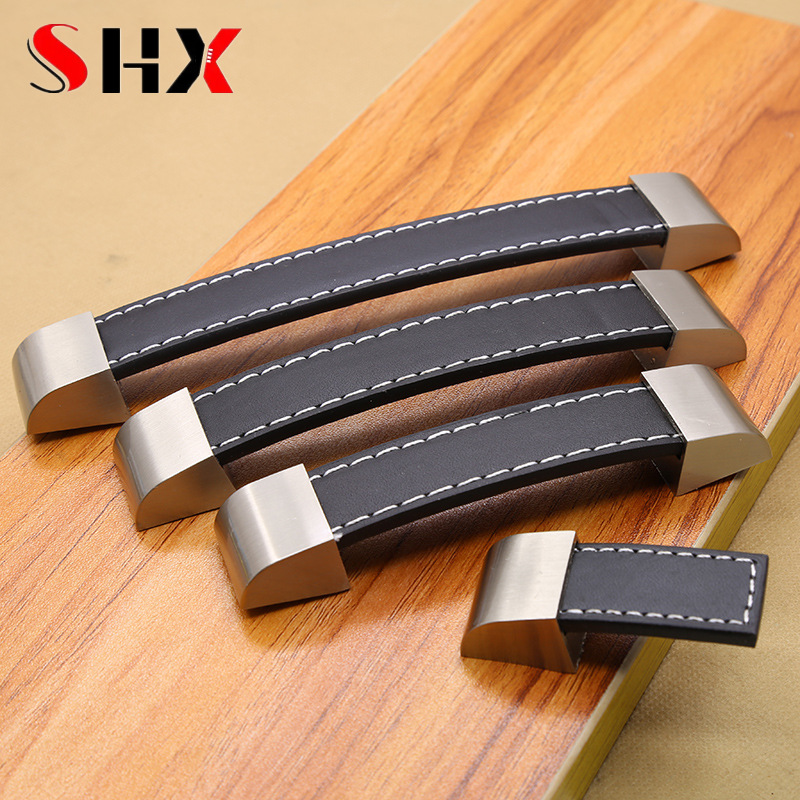 Modern High-grade Leather Hand - Vintage Furniture Hardware Pulls incelemesi ve fiyatı