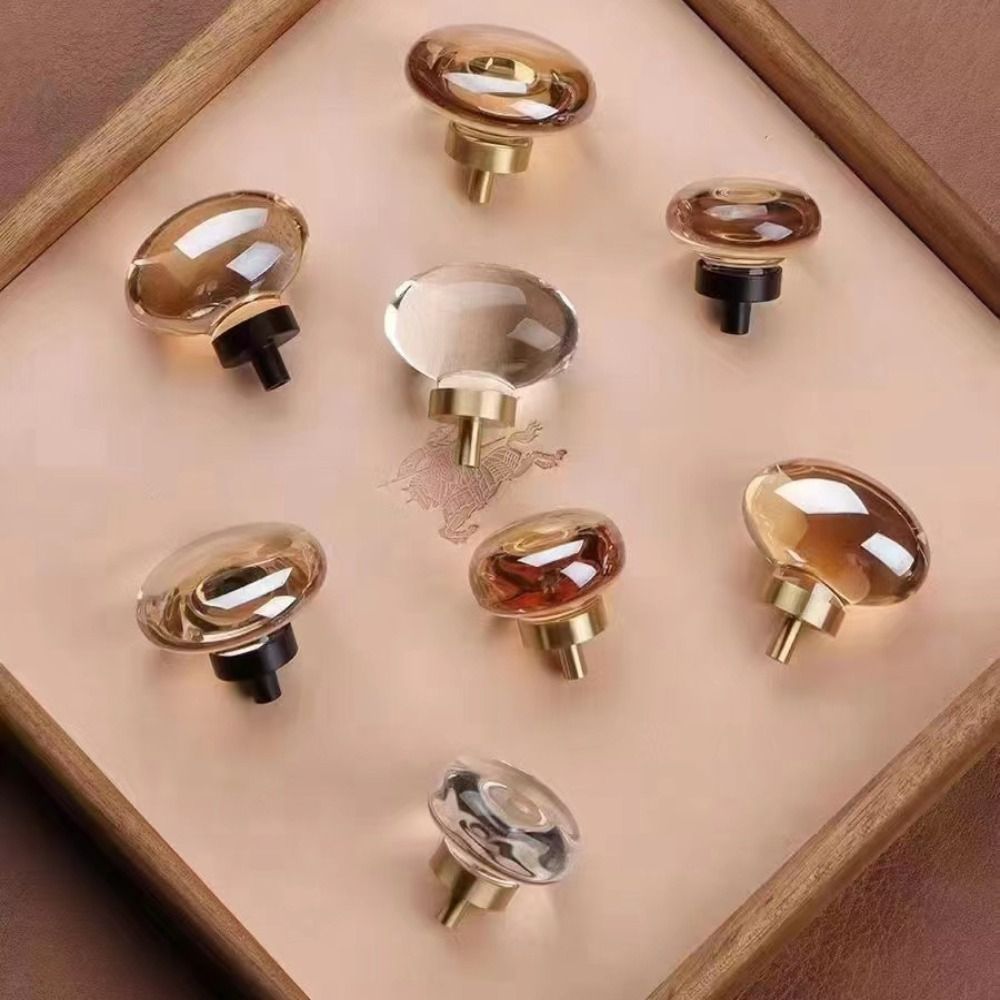 Crystal Glass Furniture Handle - Drawer Pull Gold incelemesi ve fiyatı