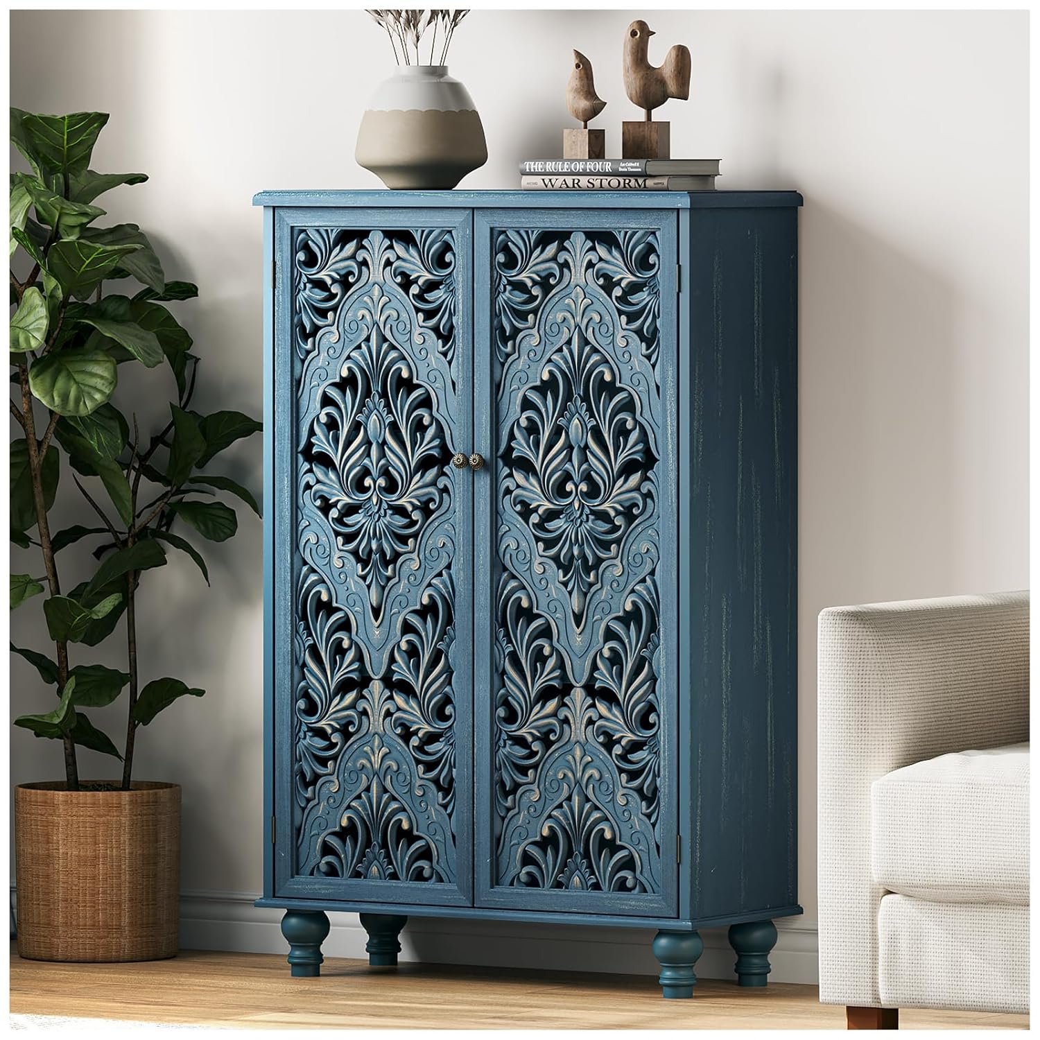 Mandala Carved Door Accent Cab - Cabinet Hinge Overlay incelemesi ve fiyatı