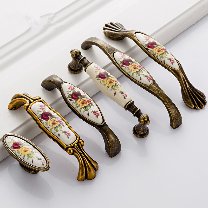 Vintage Ceramic Handle Antique - Vintage Furniture Hardware Pulls incelemesi ve fiyatı