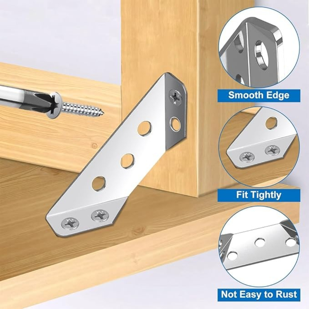 1-120Set Furniture Corner Conn - Furniture Hardware Fixing Screws incelemesi ve fiyatı