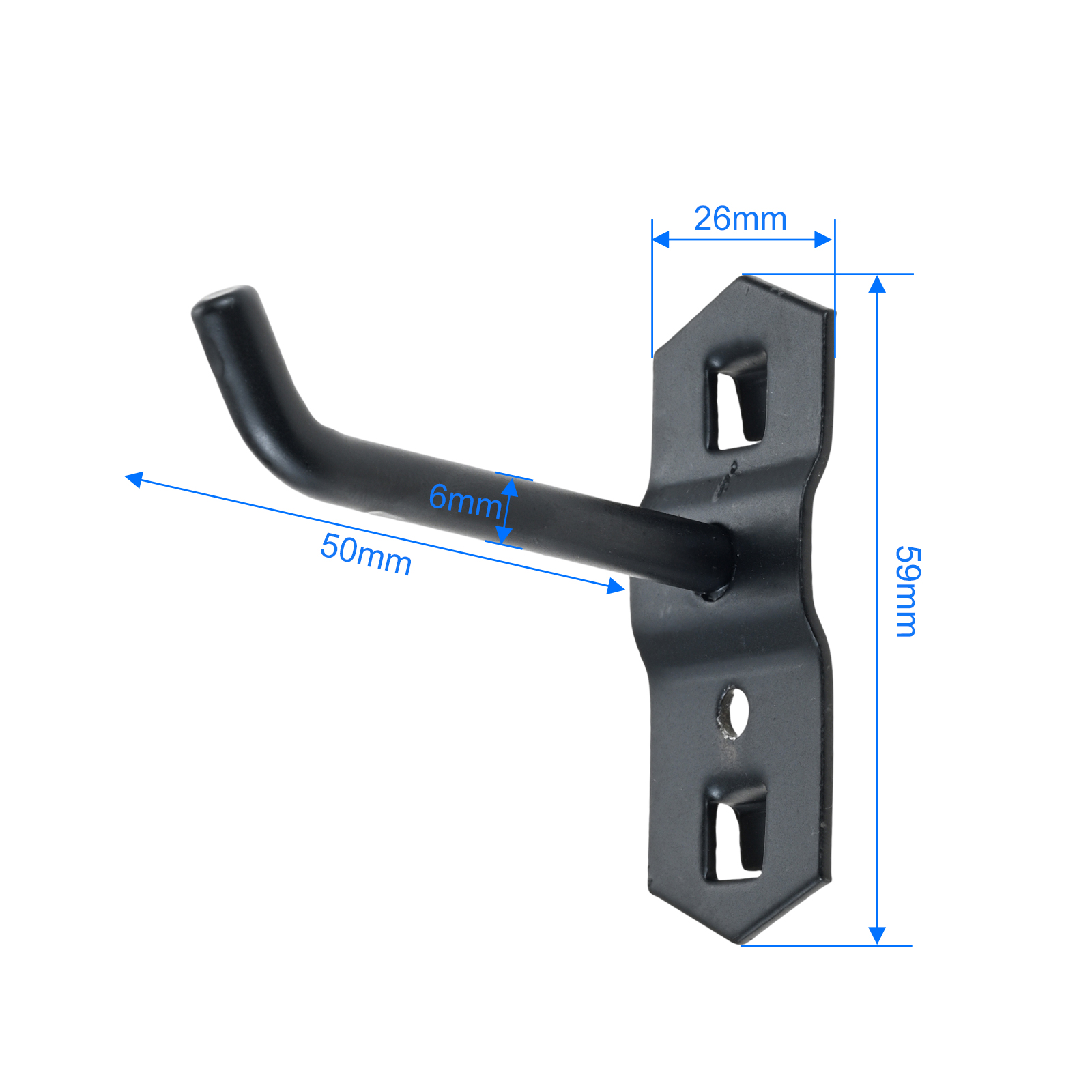 10Pcs/set 50mm Black Hole Boar - Furniture Hardware Fittings incelemesi ve fiyatı