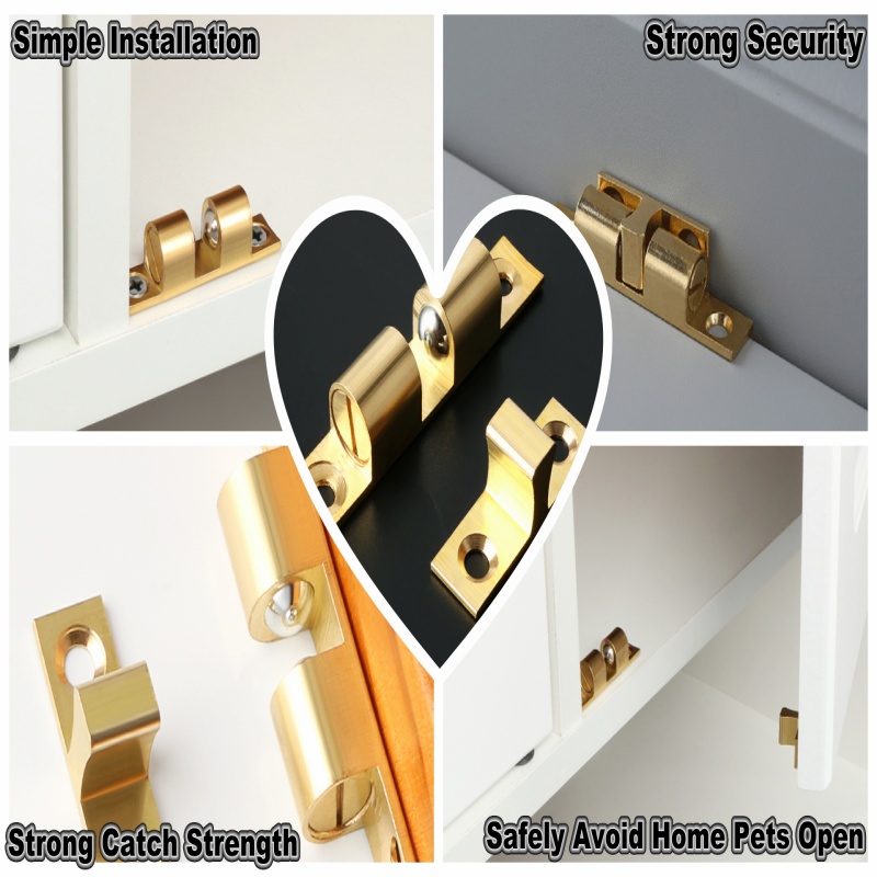 3/6pcs Cabinet Closet Door Bal - Furniture Hardware Latch incelemesi ve fiyatı