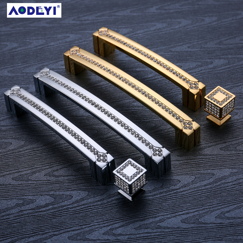 24K Real Gold Sliver Crystal D - Drawer Pull Gold incelemesi ve fiyatı