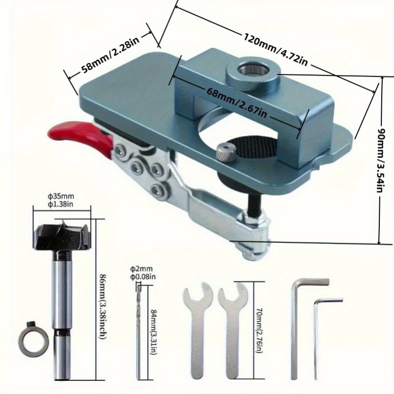 35mm Hinge Jig - Precise Borin - Furniture Hardware Fittings incelemesi ve fiyatı