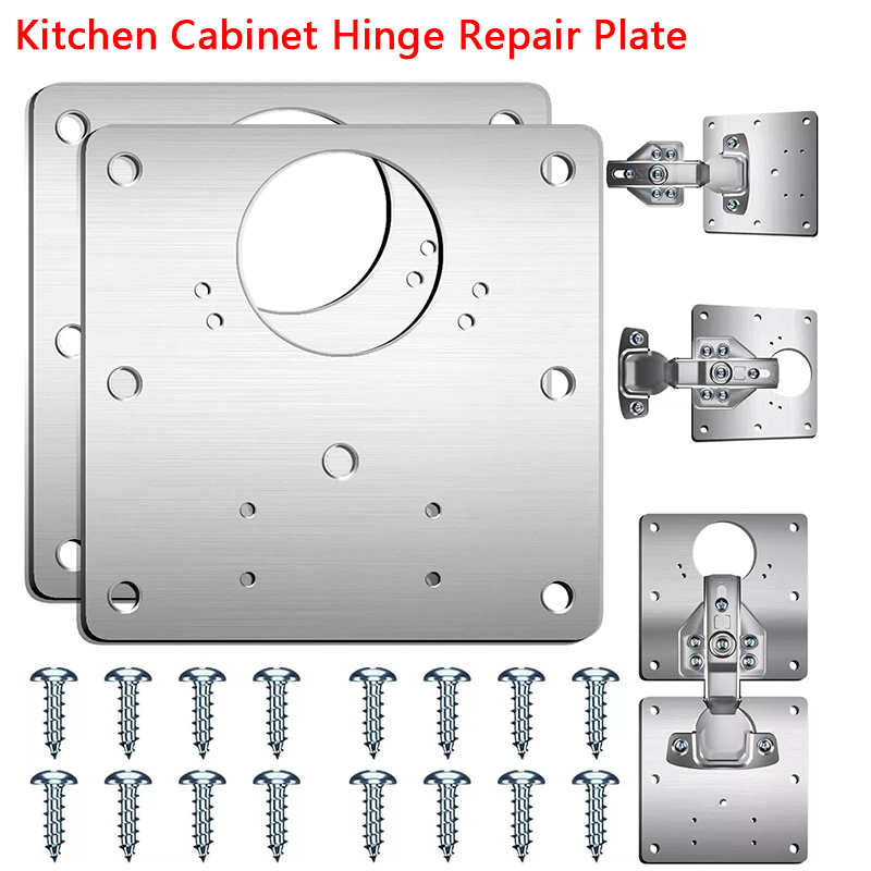 2/10Pcs Sets Hinge Repair Plat - Furniture Hardware Fixing Screws incelemesi ve fiyatı