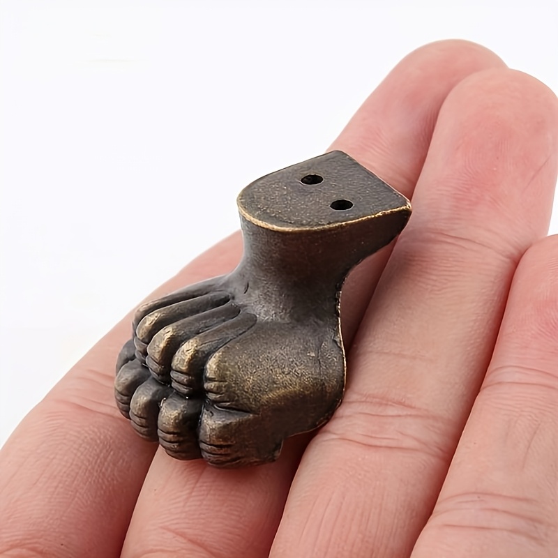 8pcs Antique Foot Brass Jewelr - Cabinet Hinge Overlay incelemesi ve fiyatı