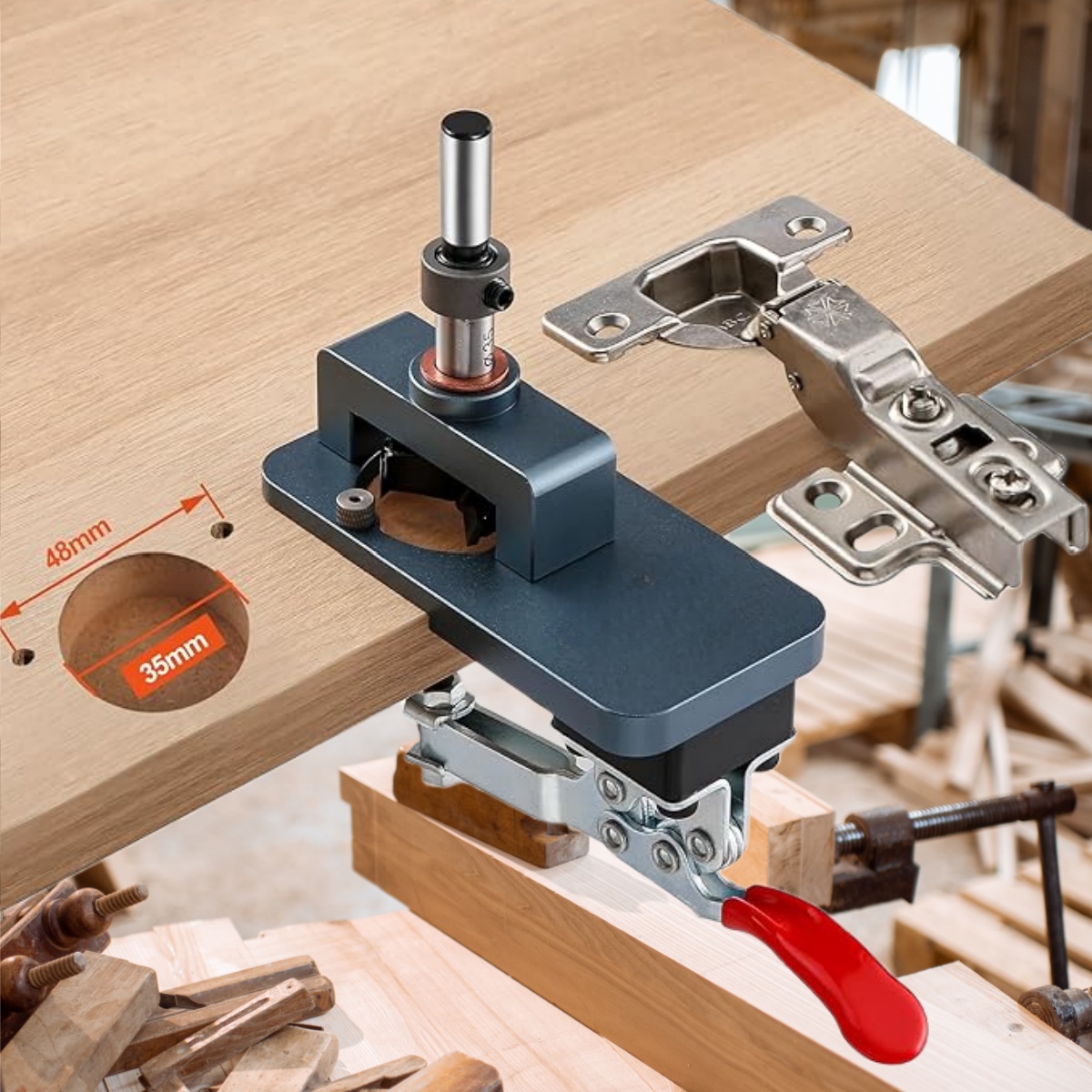 35mm Hinge Jig - Precise Borin - Furniture Hardware Fittings incelemesi ve fiyatı