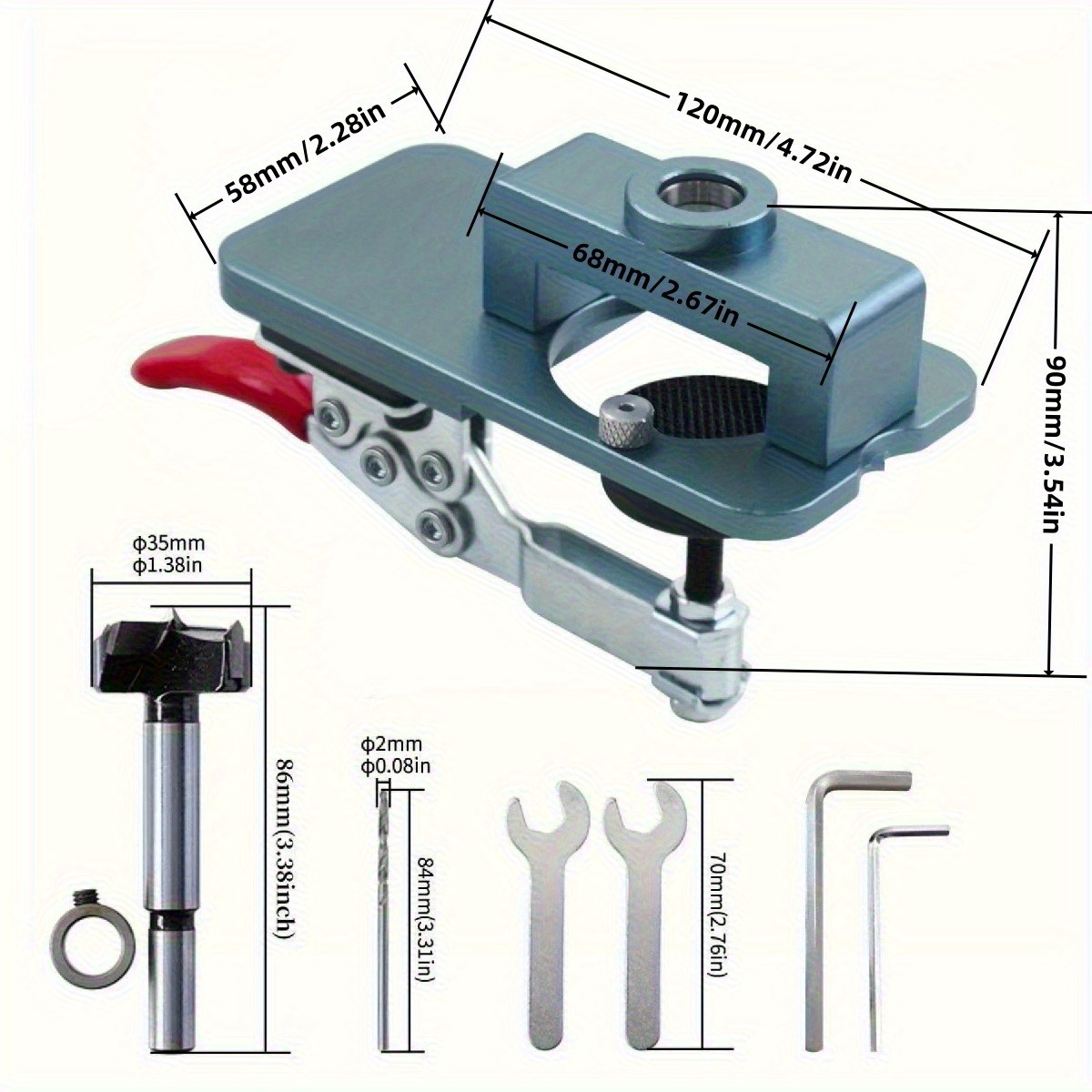 35mm Hinge Jig - Precise Borin - Furniture Hardware Fittings incelemesi ve fiyatı