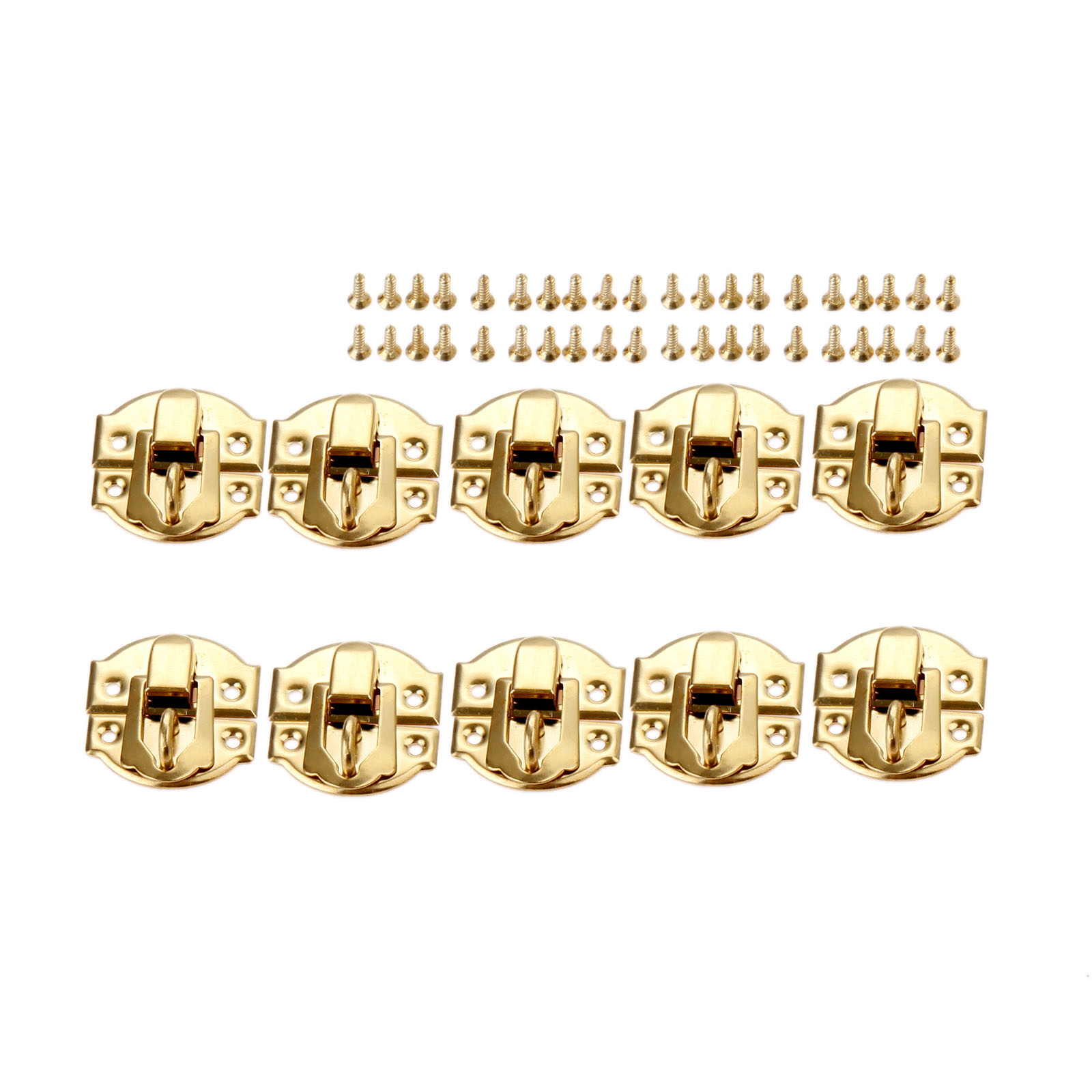 10pcs Golden Box Latch Clasps  - Furniture Hardware Latch incelemesi ve fiyatı