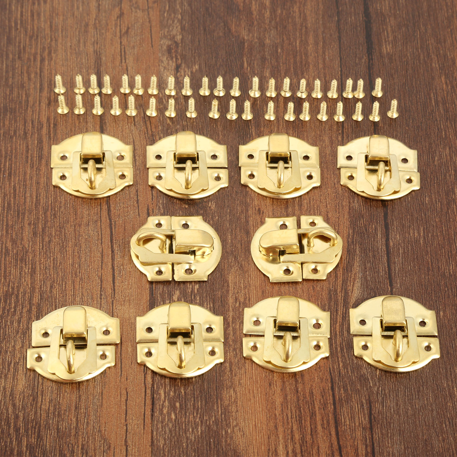 10pcs Golden Box Latch Clasps  - Furniture Hardware Latch incelemesi ve fiyatı