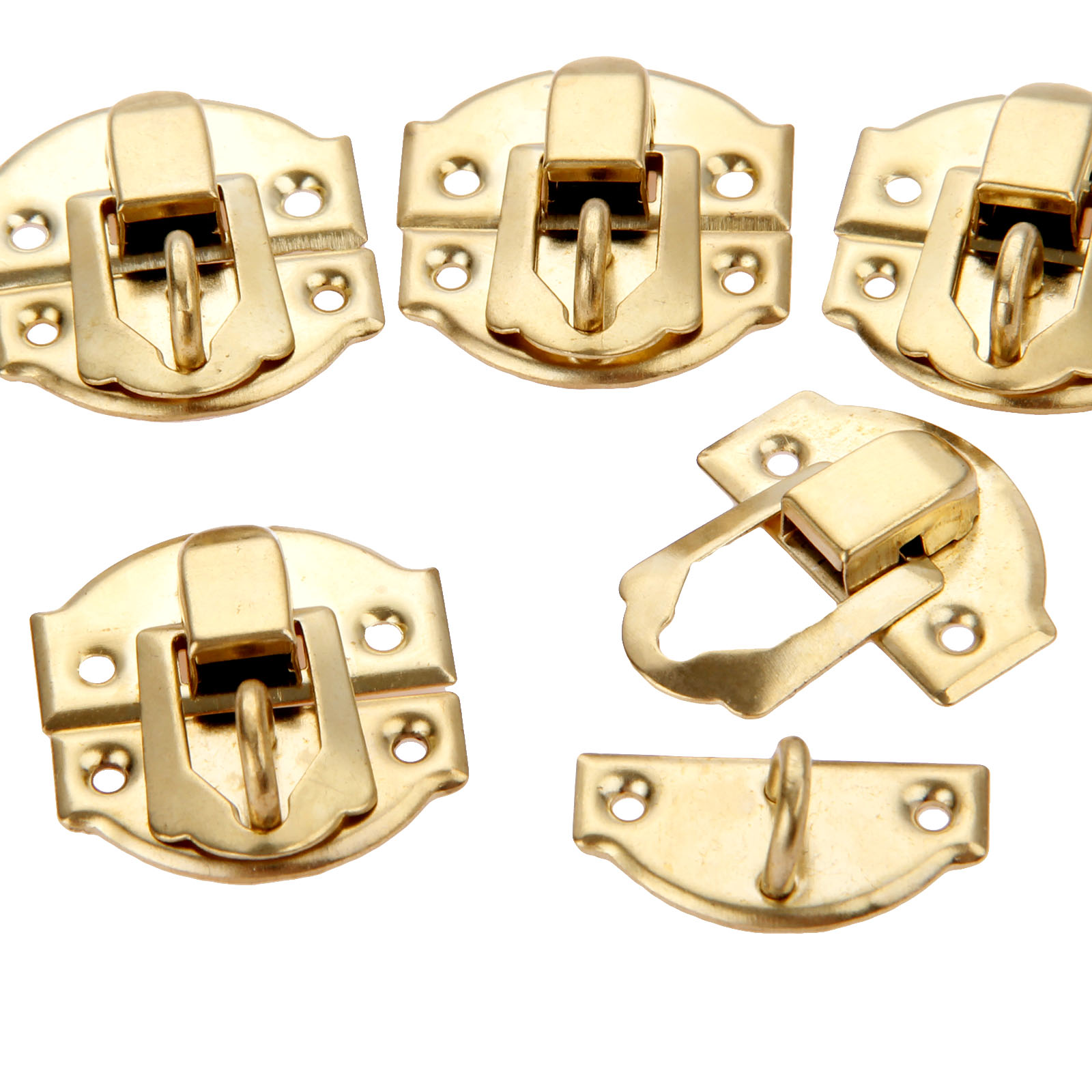 10pcs Golden Box Latch Clasps  - Furniture Hardware Latch incelemesi ve fiyatı