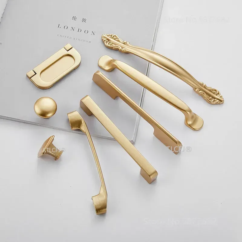 Kitchen Cupboard Knob Square U - Drawer Pull Gold incelemesi ve fiyatı