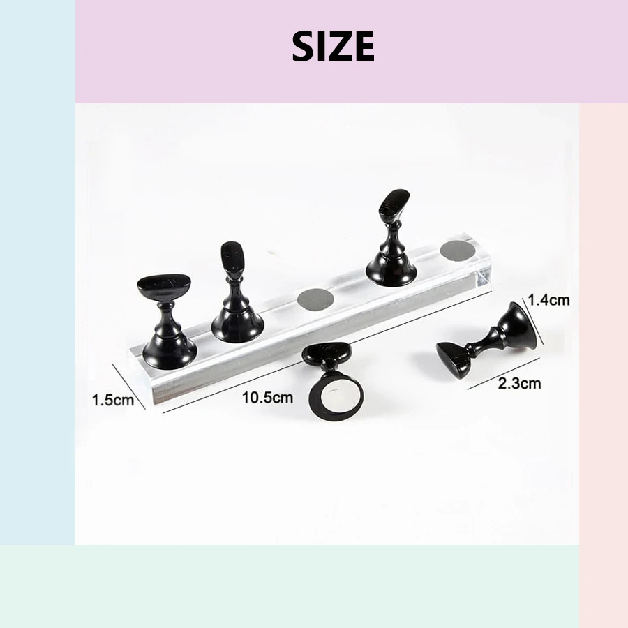 5Pcs Nail Art Practice Display - Furniture Hardware Nails incelemesi ve fiyatı