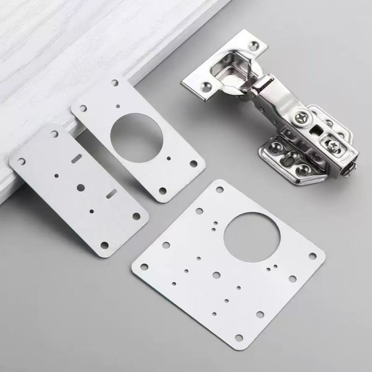 Hinge Repair Plate Kitchen Cab - Furniture Hardware Fixing Screws incelemesi ve fiyatı