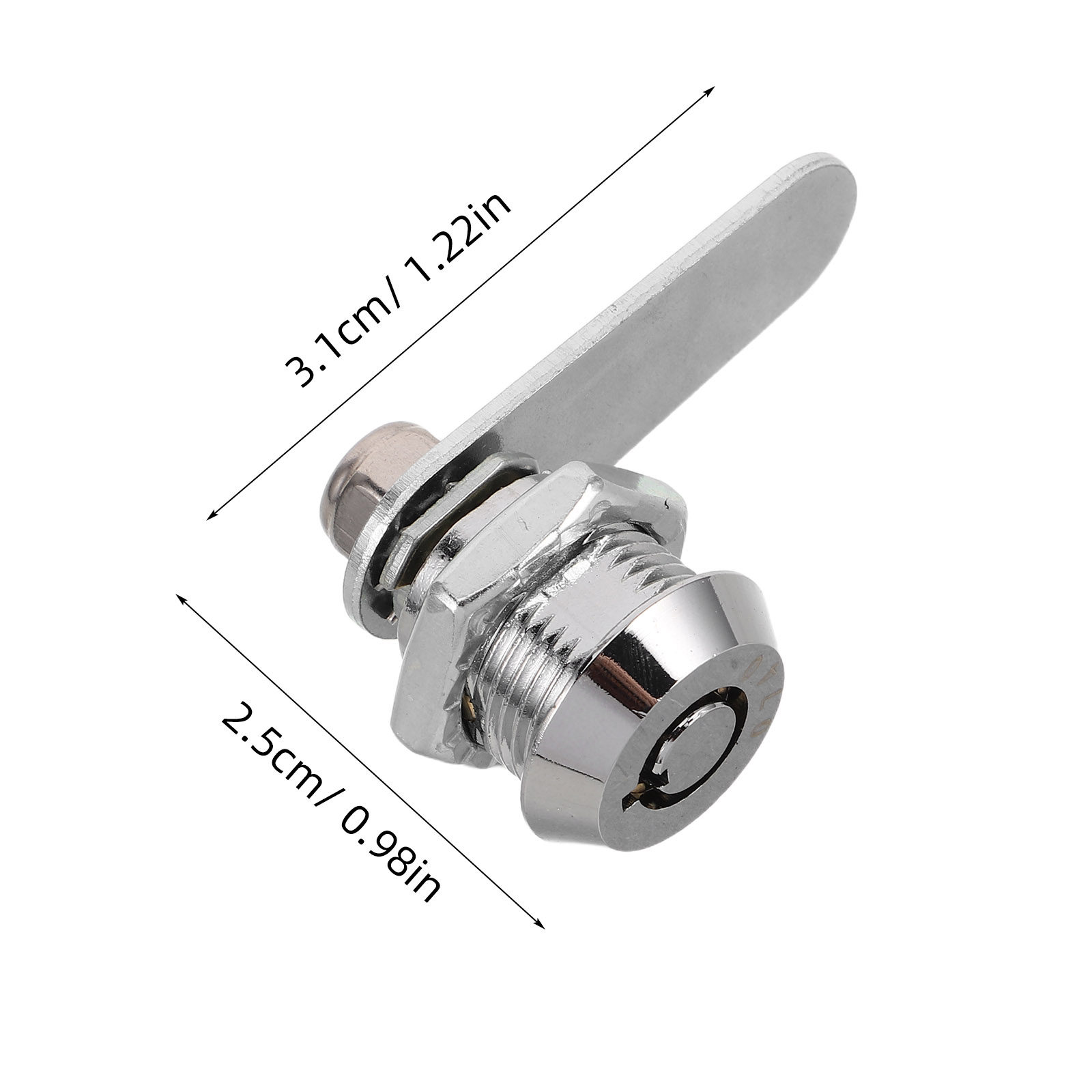 1Set Zinc Alloy Cam Locks Cyli - Furniture Hardware Replacement incelemesi ve fiyatı