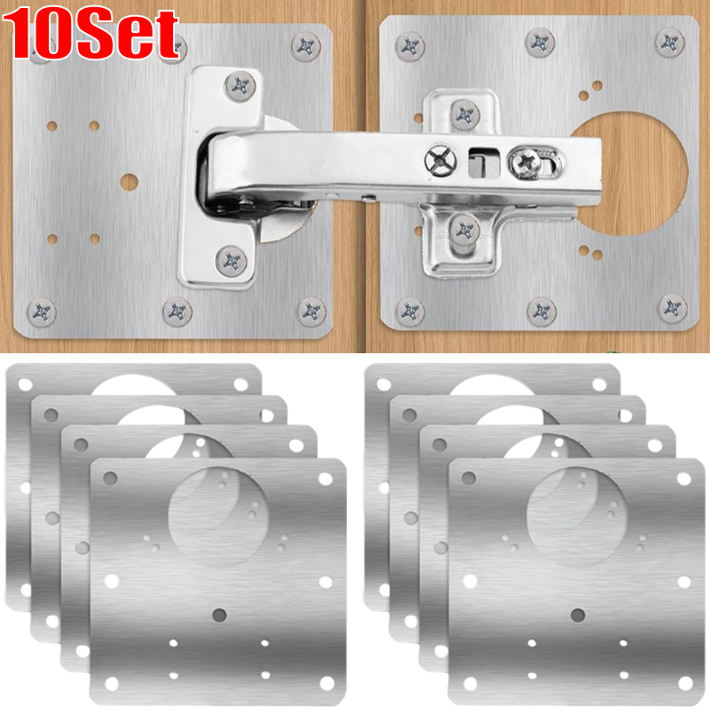 Cabinet Door Hinge Repair Plat - Furniture Hardware Fixing Screws incelemesi ve fiyatı