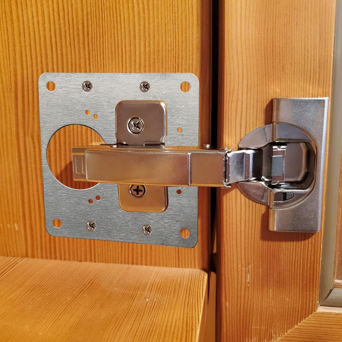 Cabinet Door Hinge Repair Plat - Furniture Hardware Fixing Screws incelemesi ve fiyatı