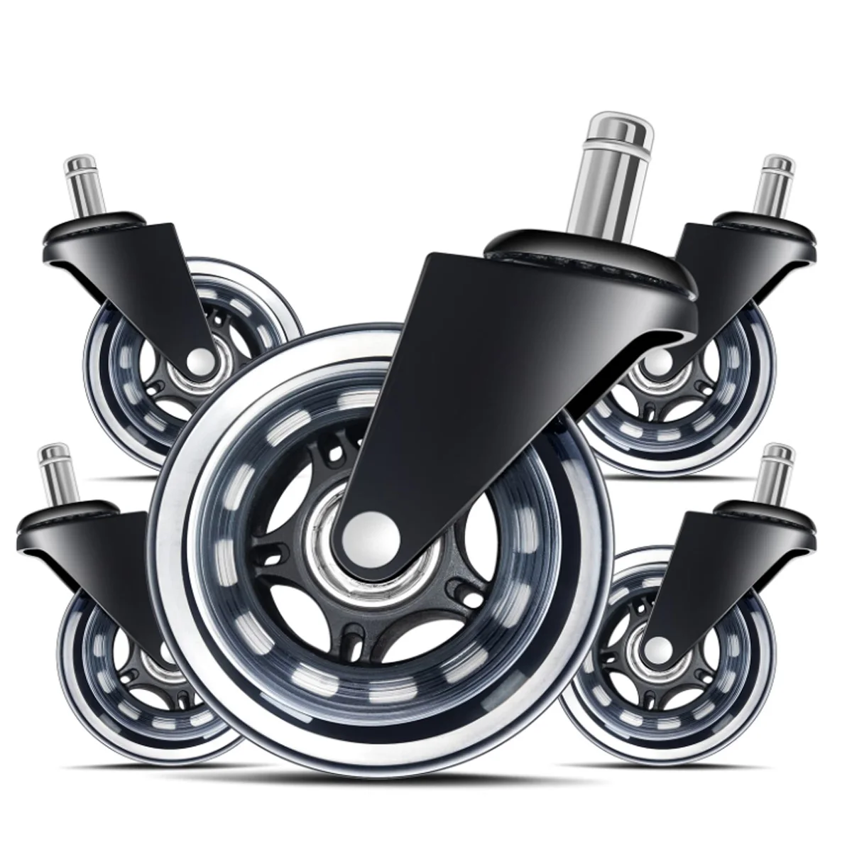 5PCS Office Chair Caster Wheel - Furniture Hardware Replacement incelemesi ve fiyatı