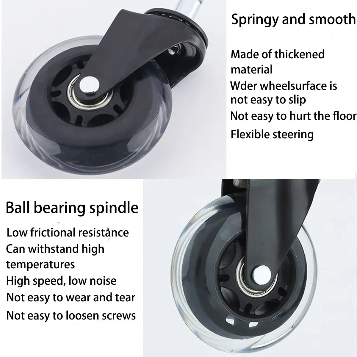 5PCS Office Chair Caster Wheel - Furniture Hardware Replacement incelemesi ve fiyatı