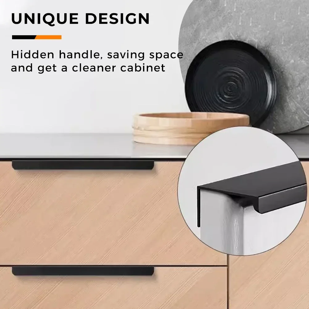 Hidden Furniture Handles Matte - Drawer Pull Gold incelemesi ve fiyatı