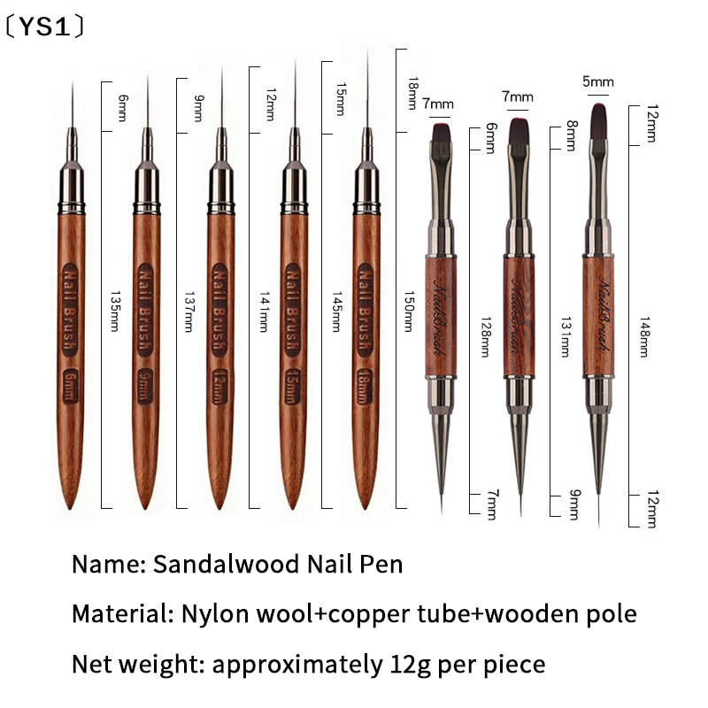 〔YS1〕1pcs/set Wood Handle Art  - Furniture Hardware Nails incelemesi ve fiyatı