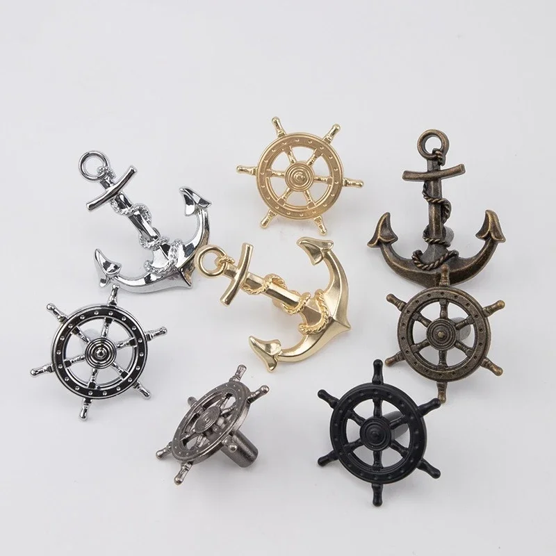 Vintage Anchor Ship Wheel Cabi - Vintage Furniture Hardware Pulls incelemesi ve fiyatı