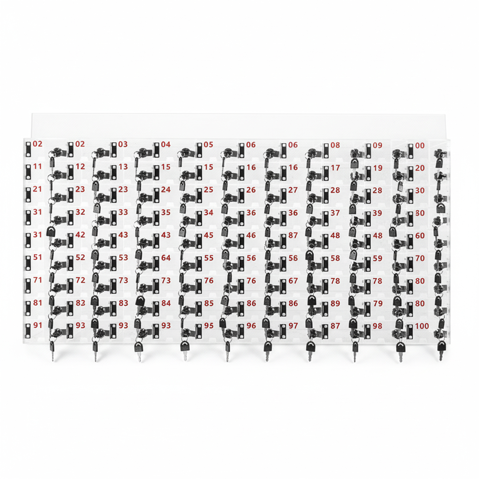 100 Slots Phone Jail Storage C - Cabinet Lock Key incelemesi ve fiyatı
